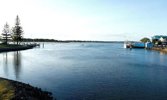 Hastings river (50m away)