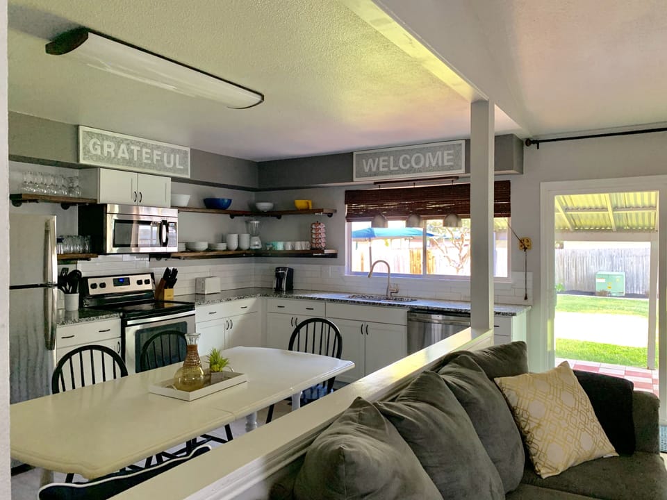 Gas pipe shelving