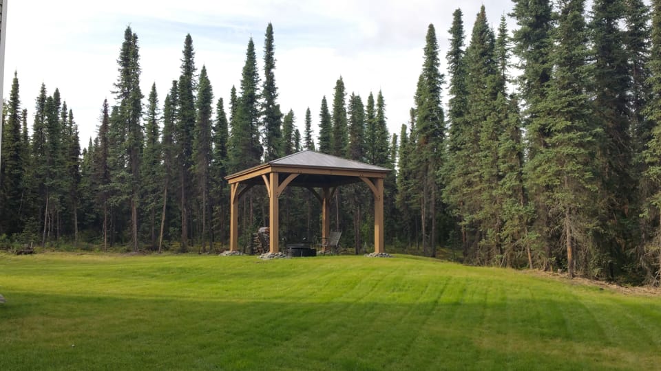 Your private Gazebo w/ Fire pit!