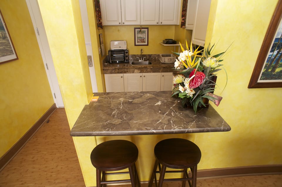 Seating at dining table or breakfast bar