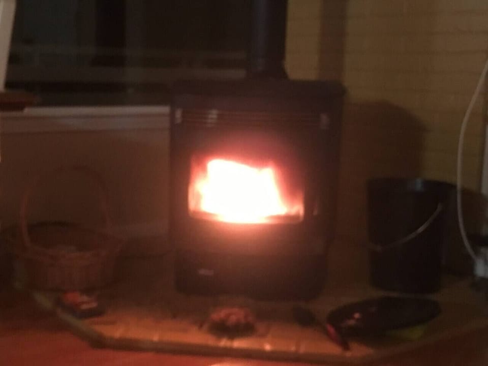 Pellet Fire Stove in main room for chilly evenings.