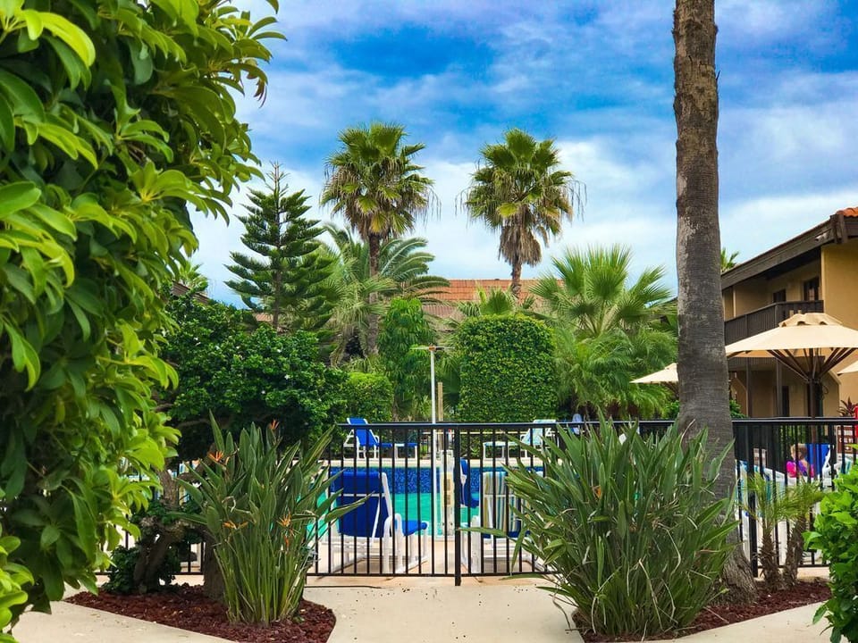 One of the beautiful courtyard/pool areas.