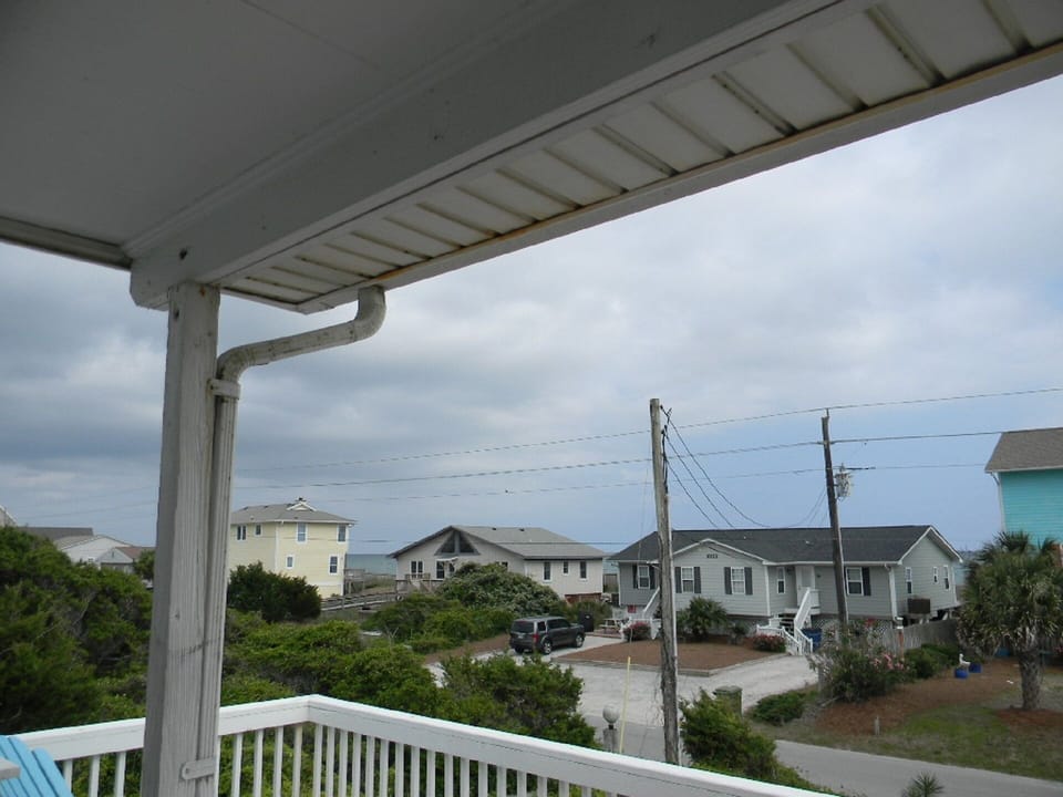 Ocean view from covered porch
