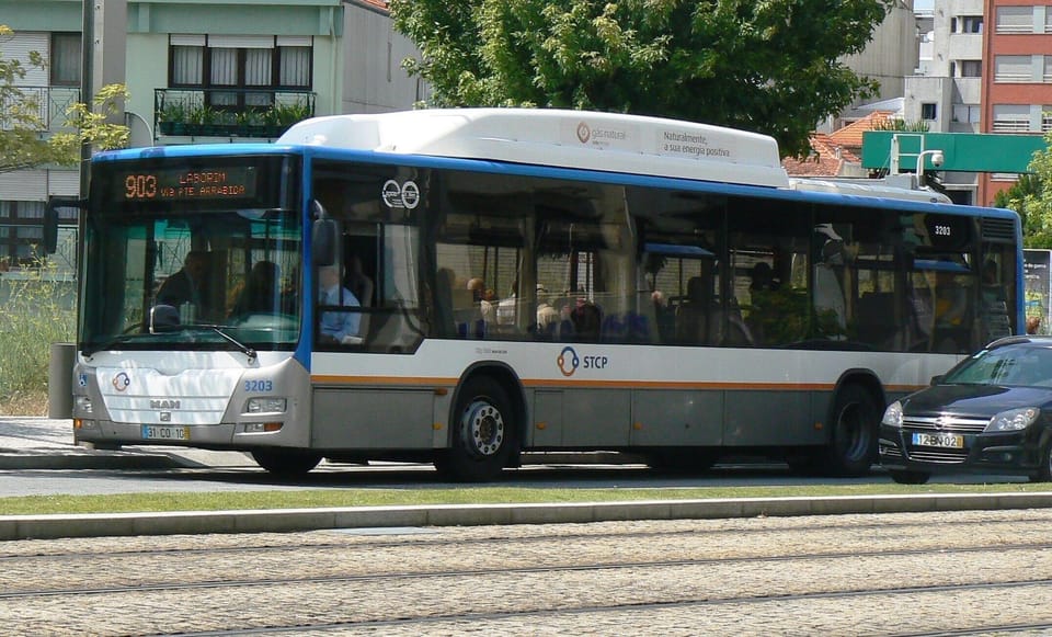 Devesas Bus Stop at 160 meters. Bus to Porto center