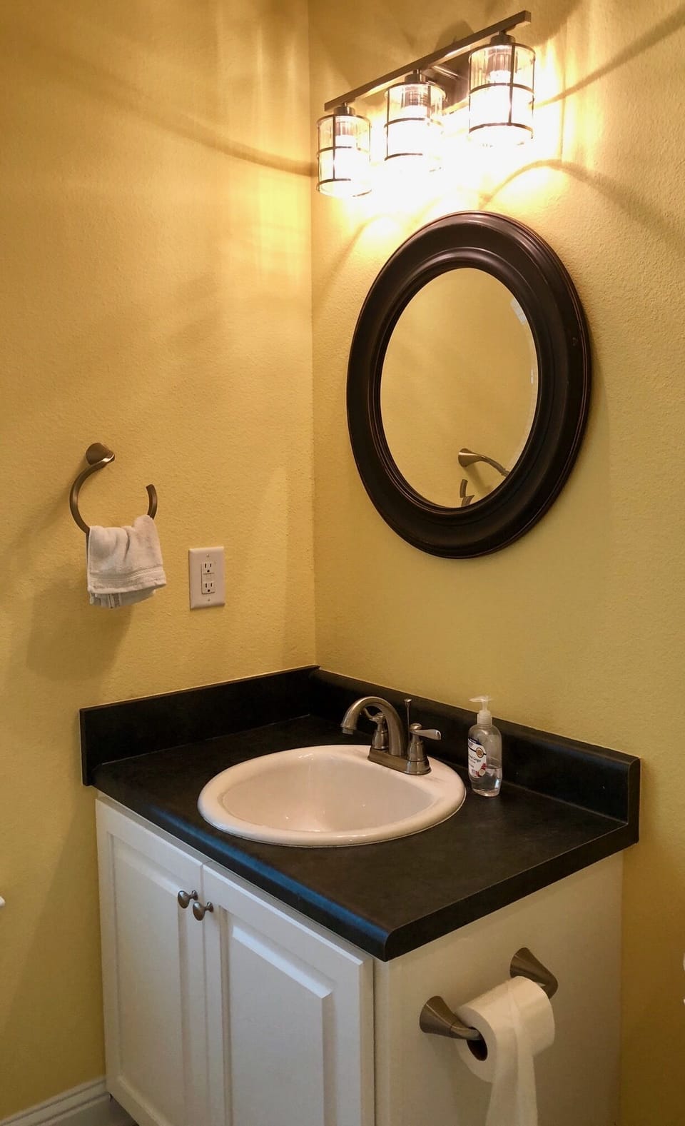 Downstairs bath.