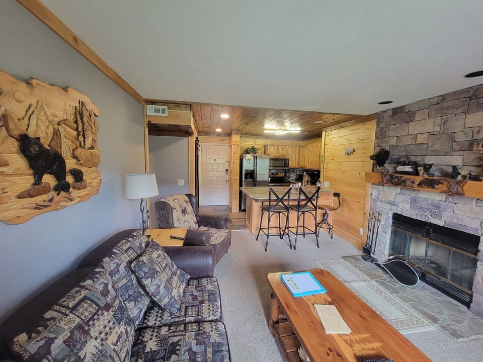 Family Room looking into Kitchen