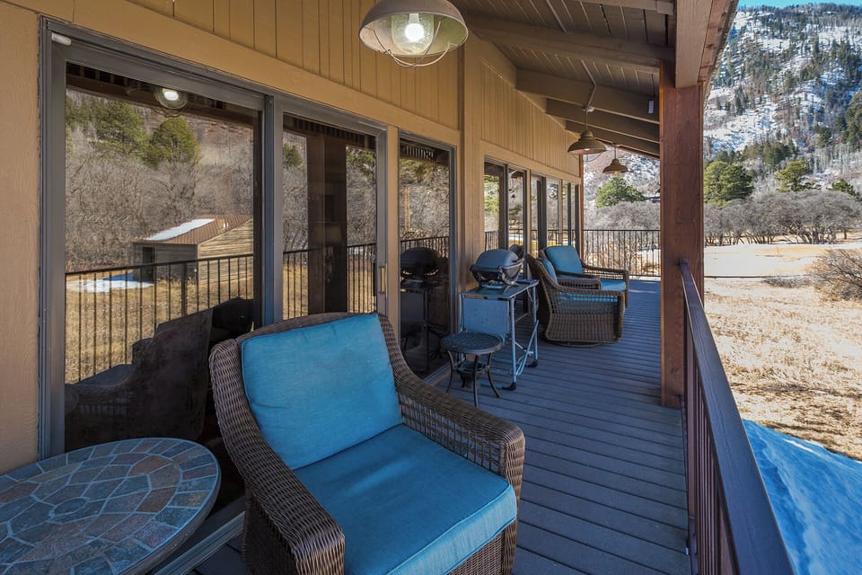 Deck of the Main Living Space - Grill and Views