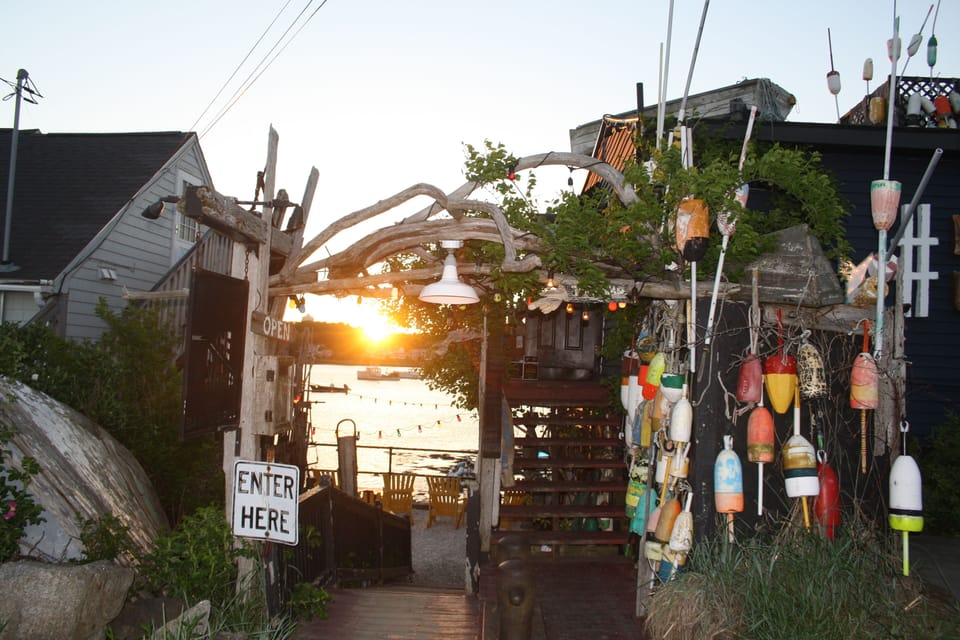 Sunset at The Ramp Restaurant
