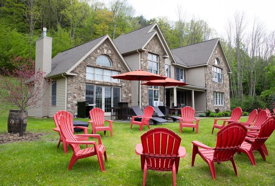 Grand Slam lake house, located just under 10 miles from The Cooperstown Dreams Park. 