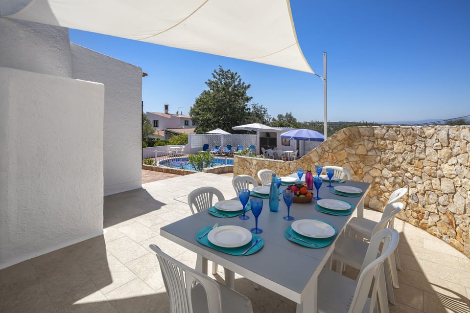 Outdoor dining from the kitchen