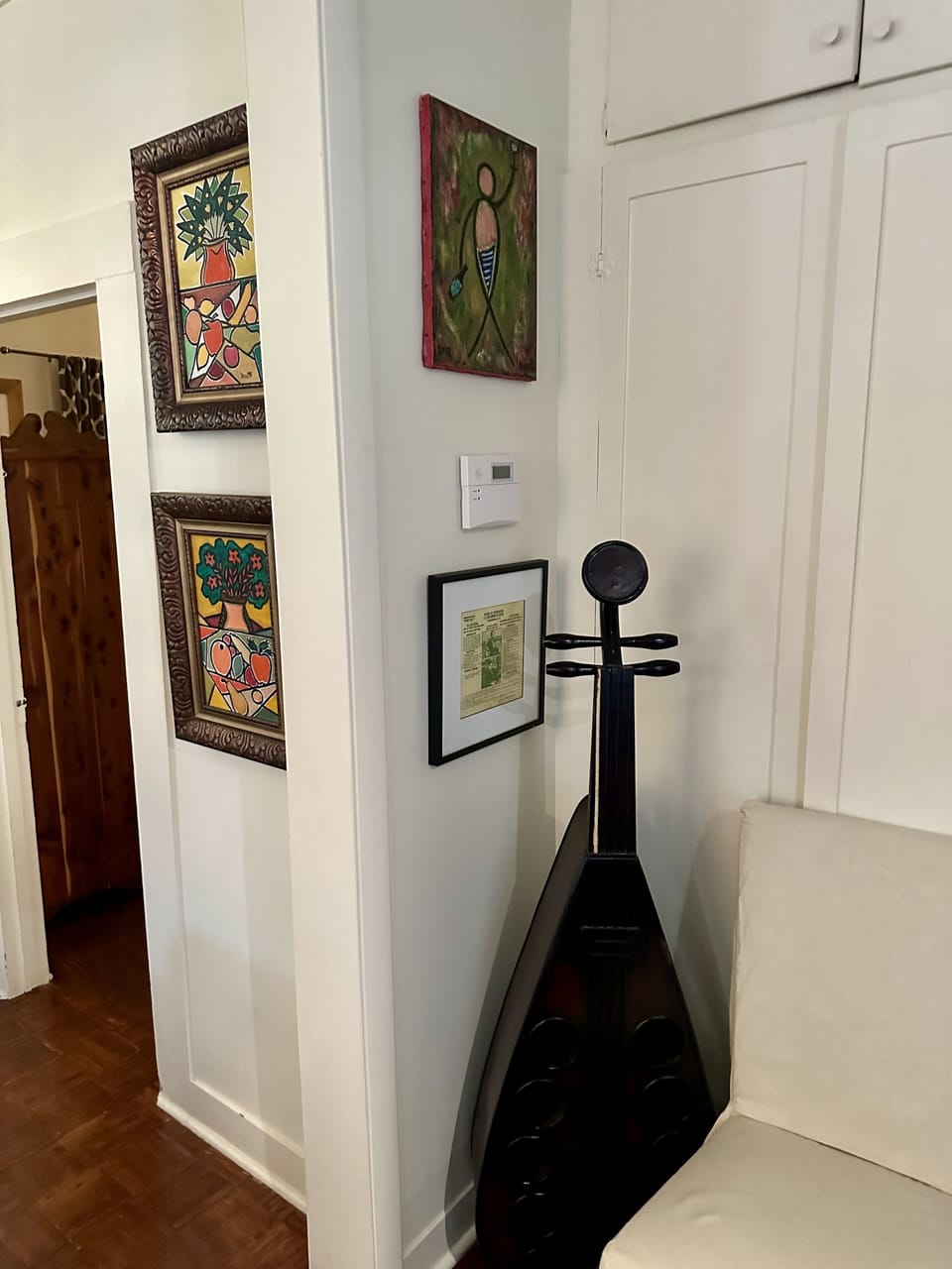 Fine art throughout the space