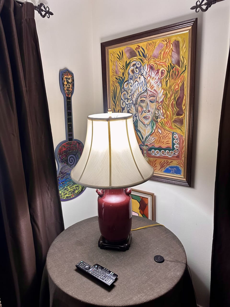 Fine art throughout the space