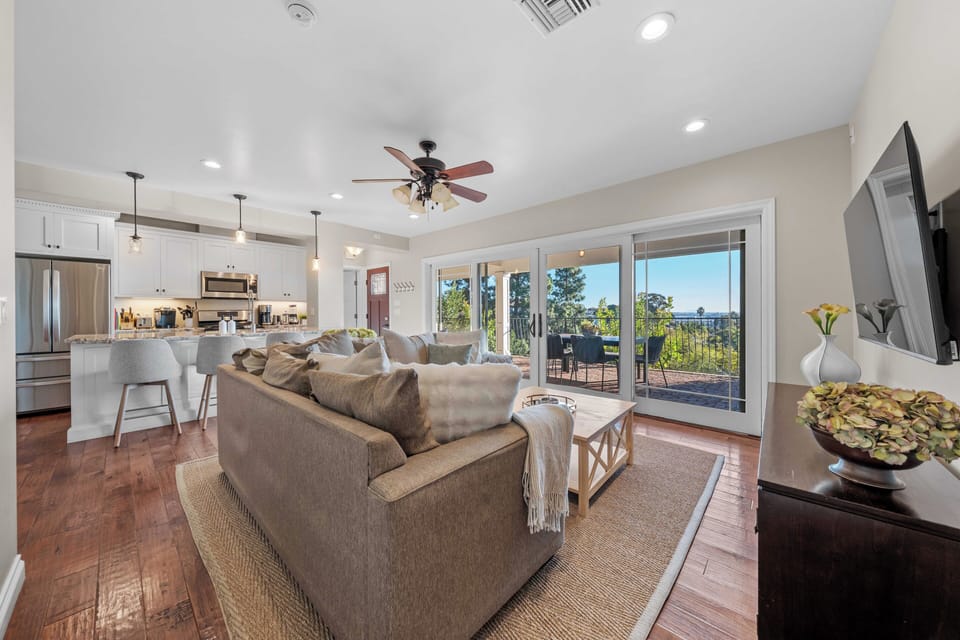Living area with view