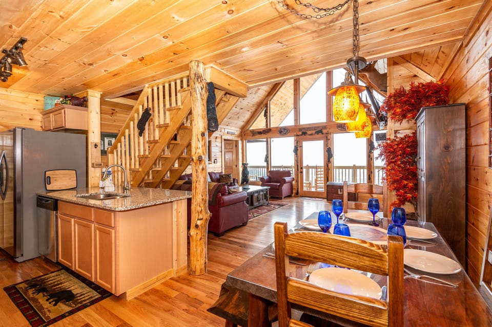 Cook your favorite dish while the kids enjoy the loft.