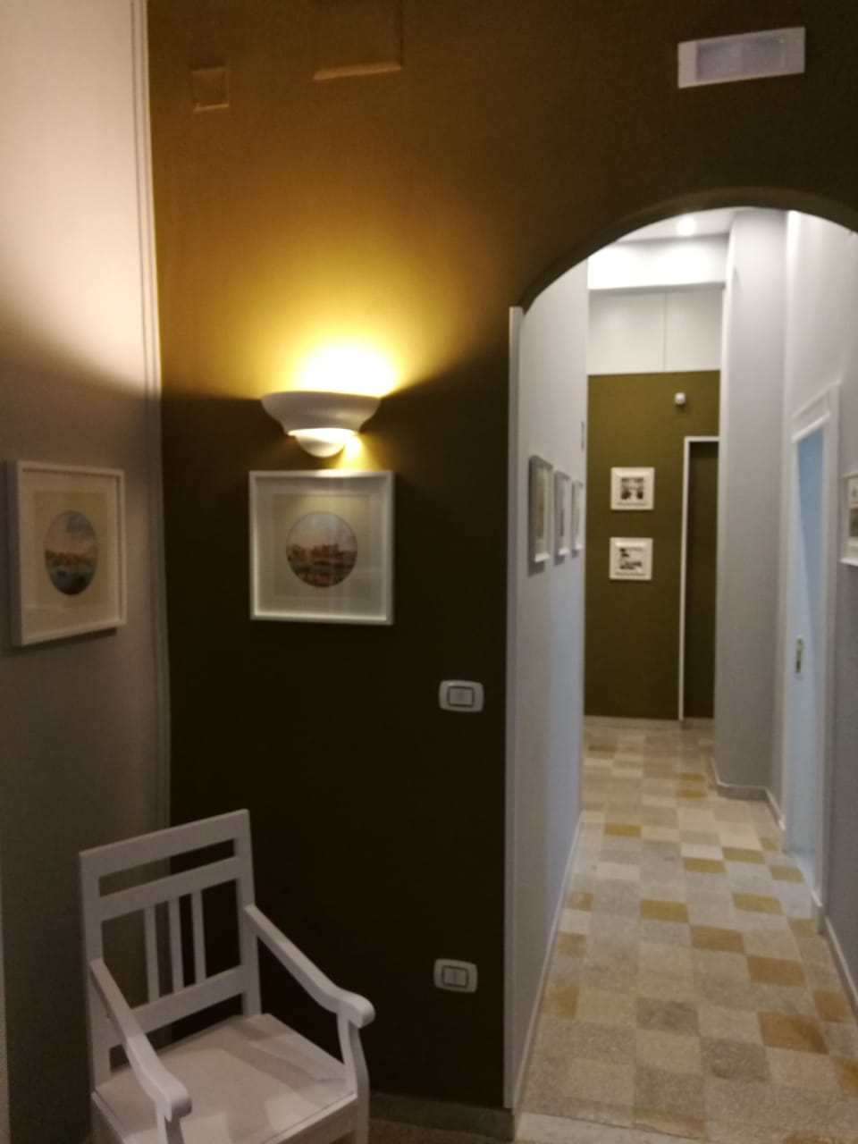 Interior entrance