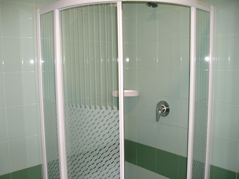 Shower, free toiletries, hair dryer, bidet