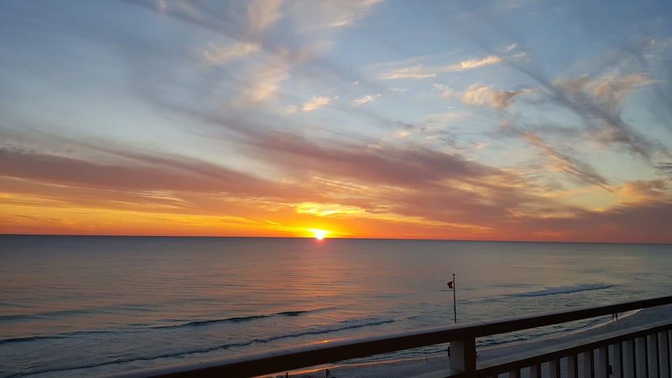 sunsets every day of the year from the patio