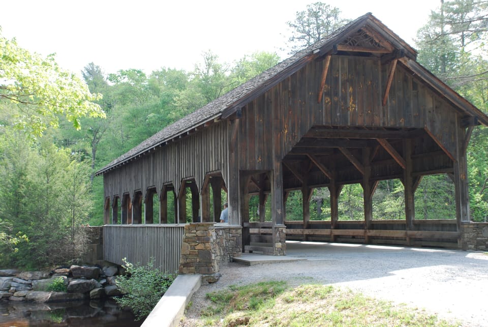 Covered bridge Dupont state forest