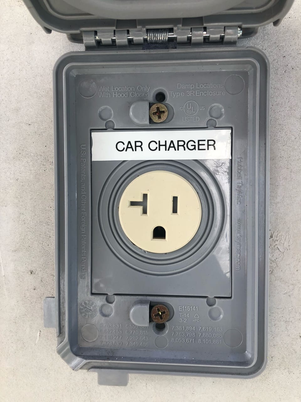 ELECTRIC CAR OUTLET AVAILABLE