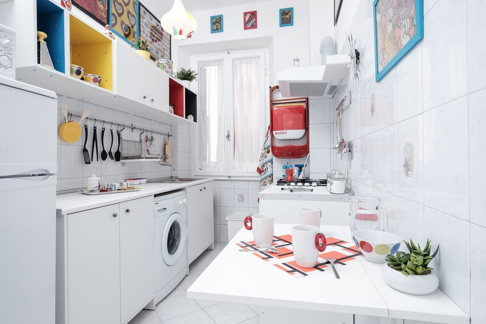 Apartment, 1 Bedroom | Private kitchen | Fridge, microwave, oven, stovetop
