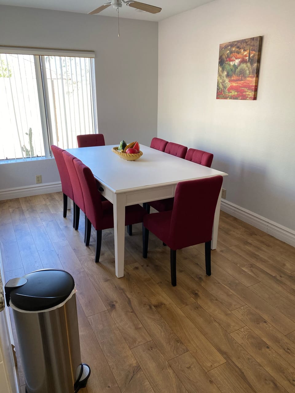 In kitchen dining seats 8