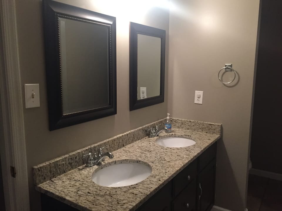 Upstairs Double Bowl Vanity
