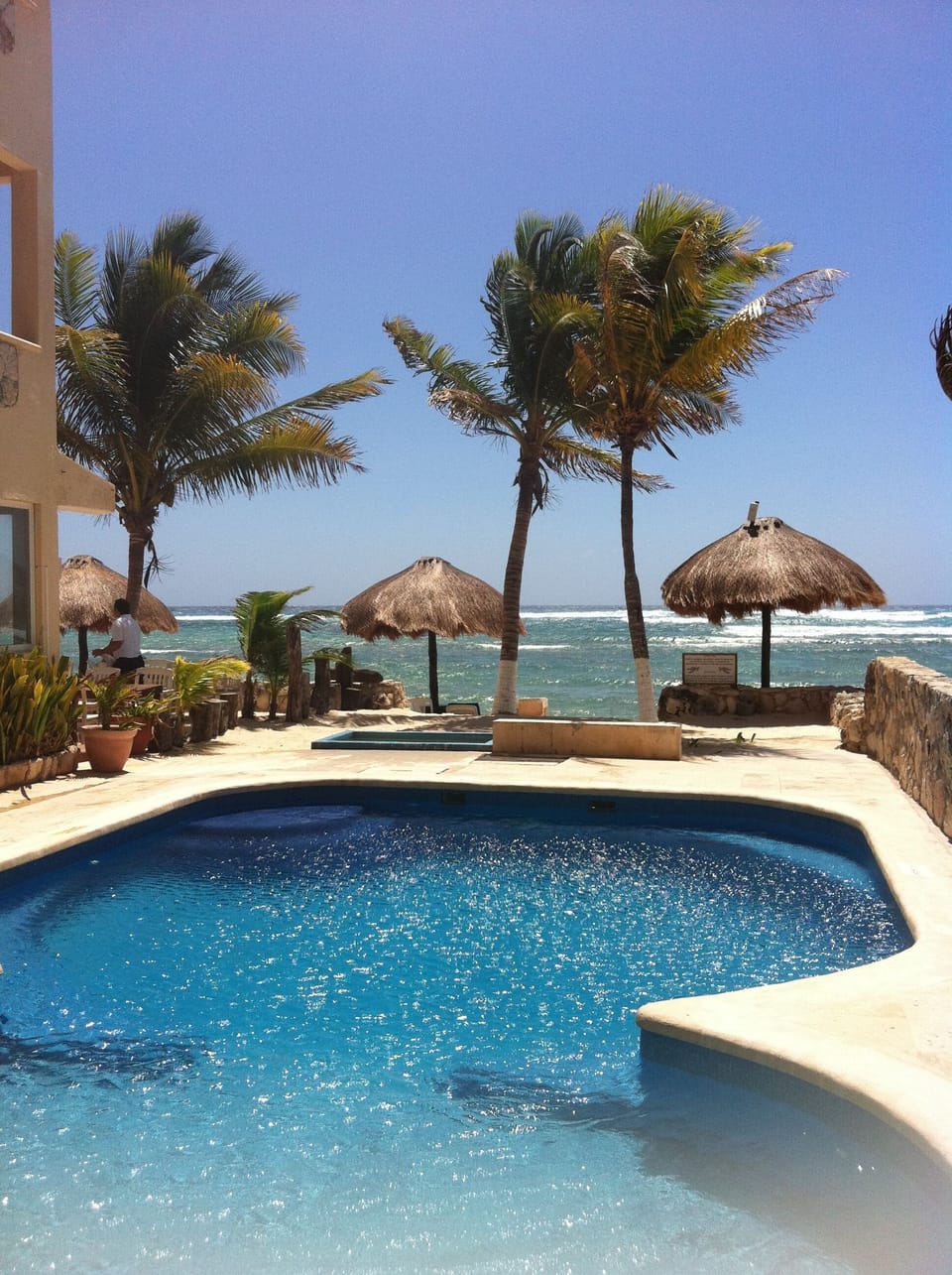 Pool view at Hacienda de la Tortuga.