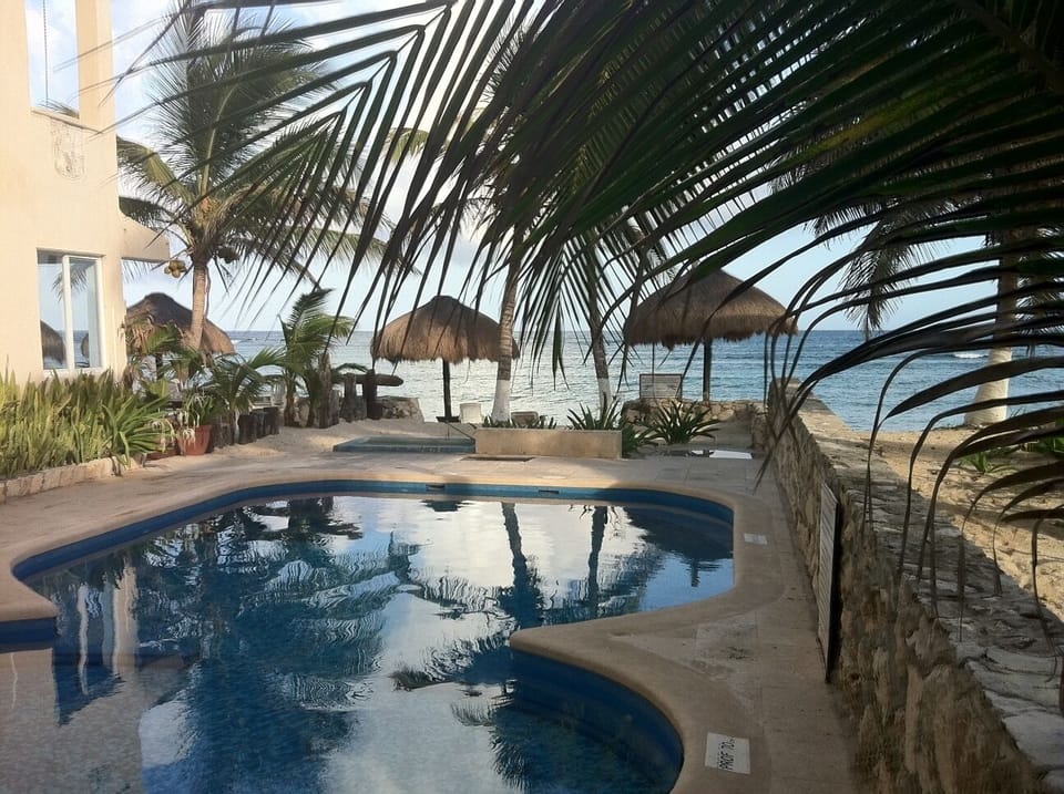 Pool view at Hacienda de la Tortuga
