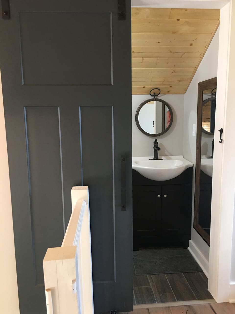 Upstairs half bath 