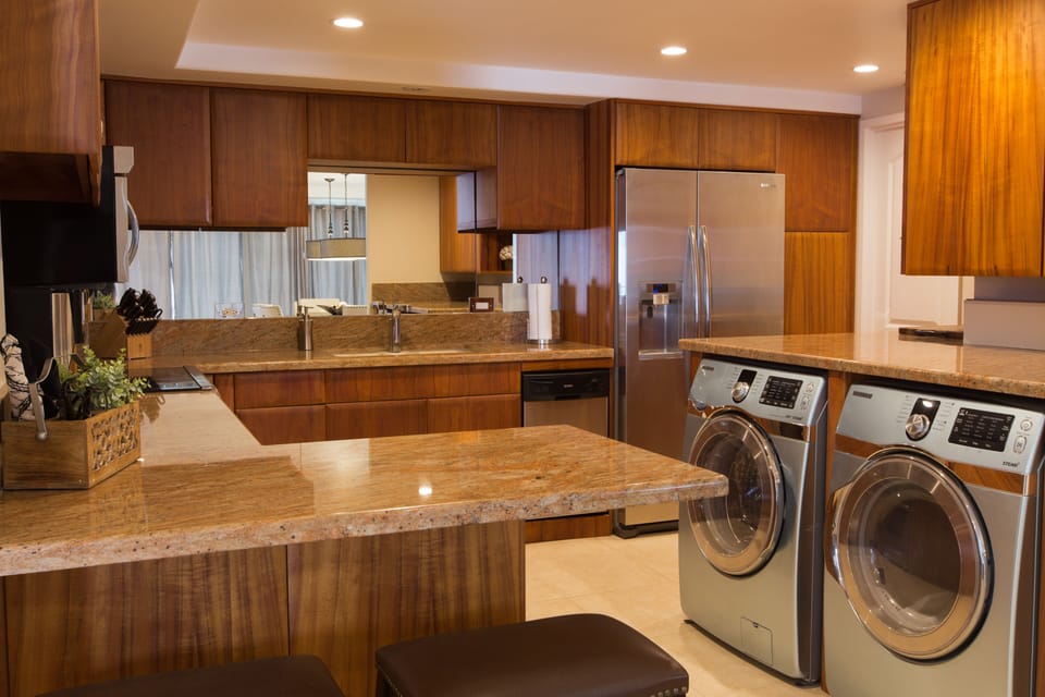 Kitchen with stainless appliances