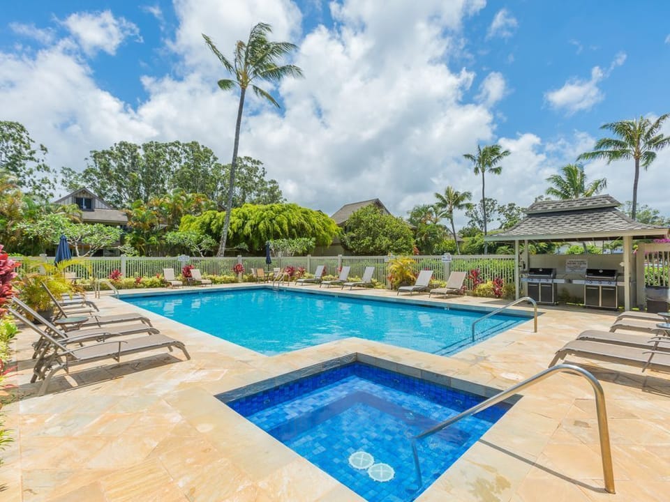 Large Swimming Pool and Jacuzzi