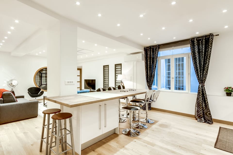Kitchen island seats 8