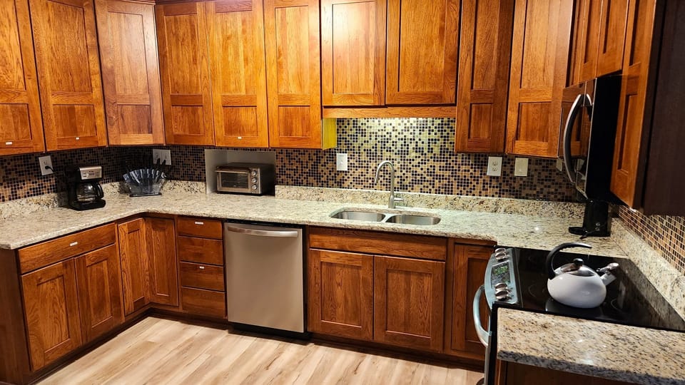 Kitchen - new granite countertops and flooring 2023
