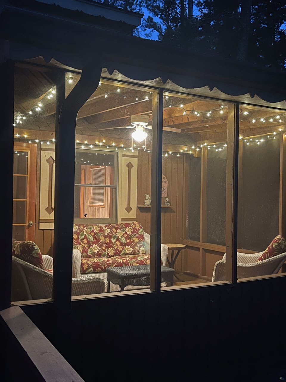 Screened Porch Viewed from the Deck