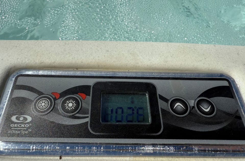 New hot tub control panel October 2025