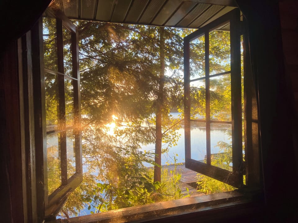 Another Sunrise View From Queen Bedroom.