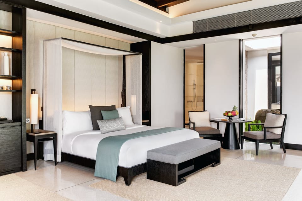 Mountain Pool Villa | Premium bedding, minibar, in-room safe, blackout drapes