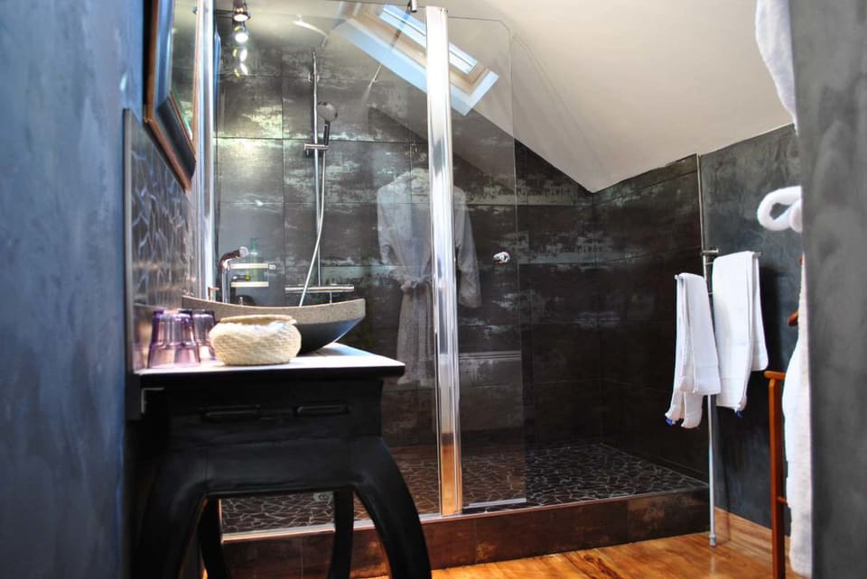 Deluxe Suite, Non Smoking | Bathroom | Shower, rainfall showerhead, free toiletries, hair dryer