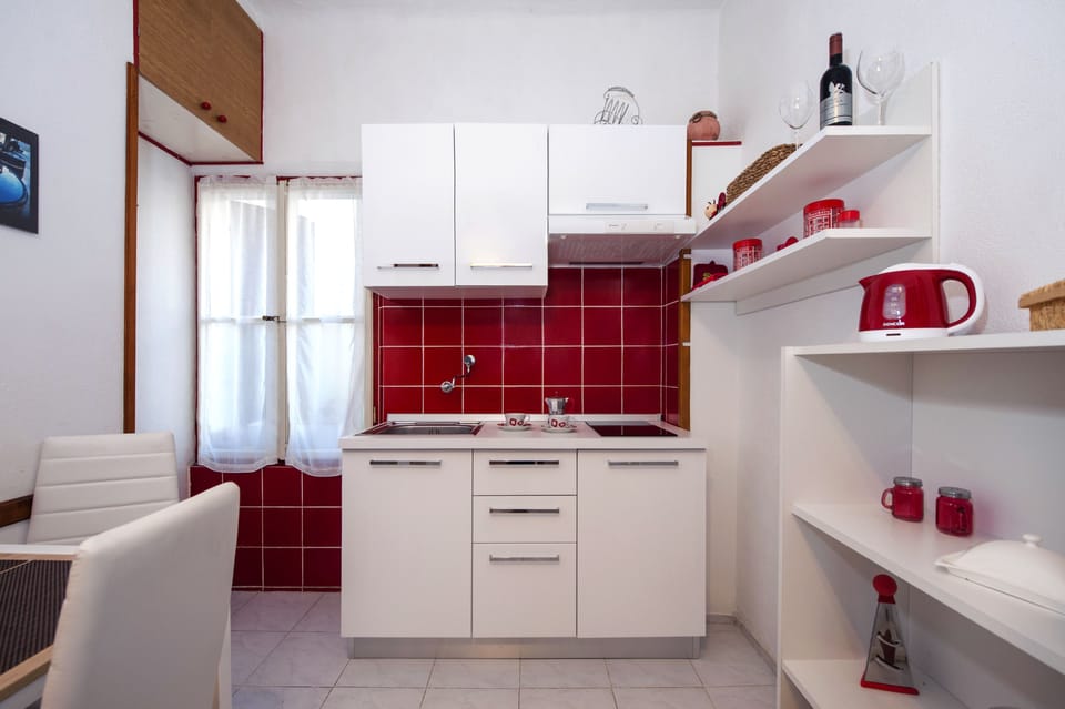 Basic Apartment, 1 Bedroom | Private kitchen | Fridge, stovetop, electric kettle, cookware/dishes/utensils