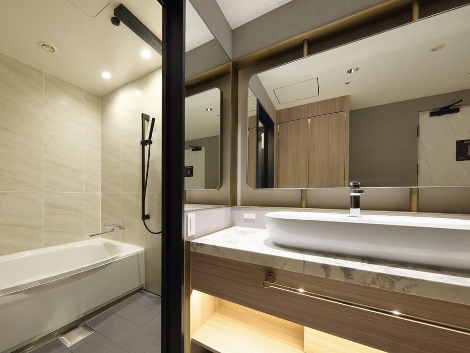 Free toiletries, hair dryer, slippers, bidet