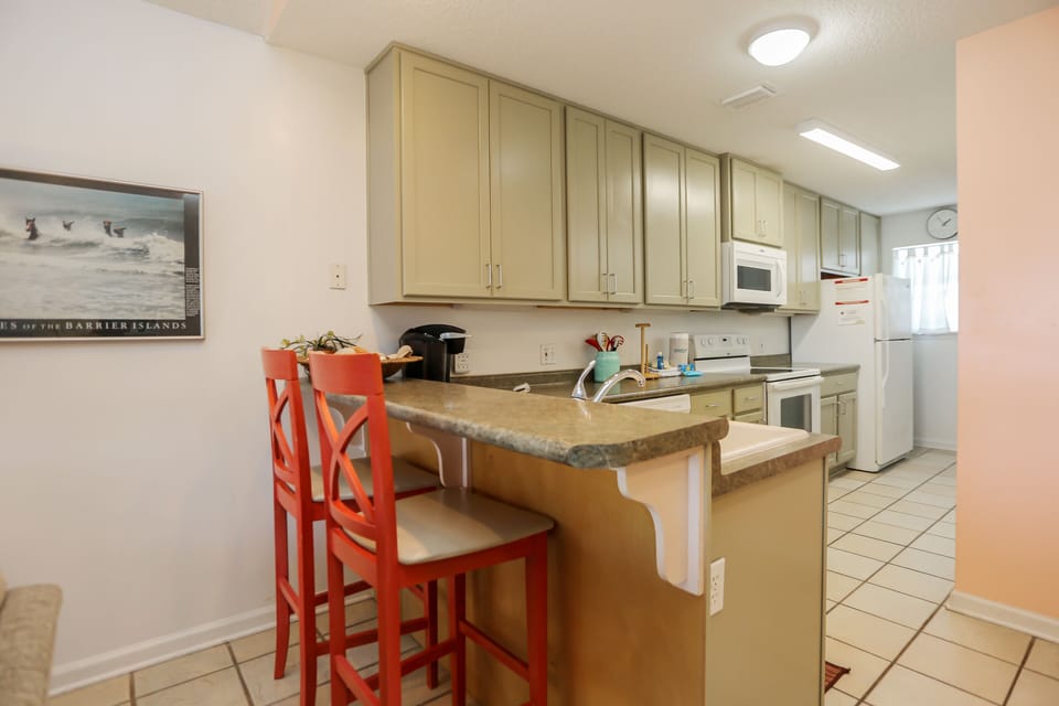 Kitchen with Bar Seating