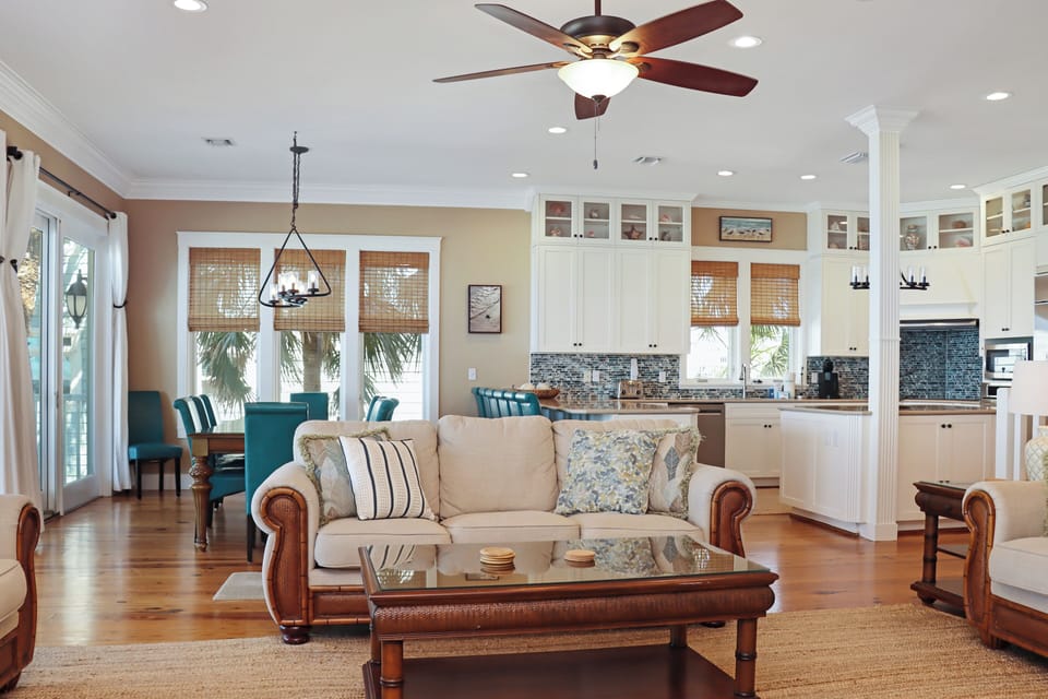 Living Room and Dining Area