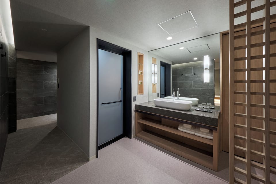 Free toiletries, hair dryer, slippers, bidet
