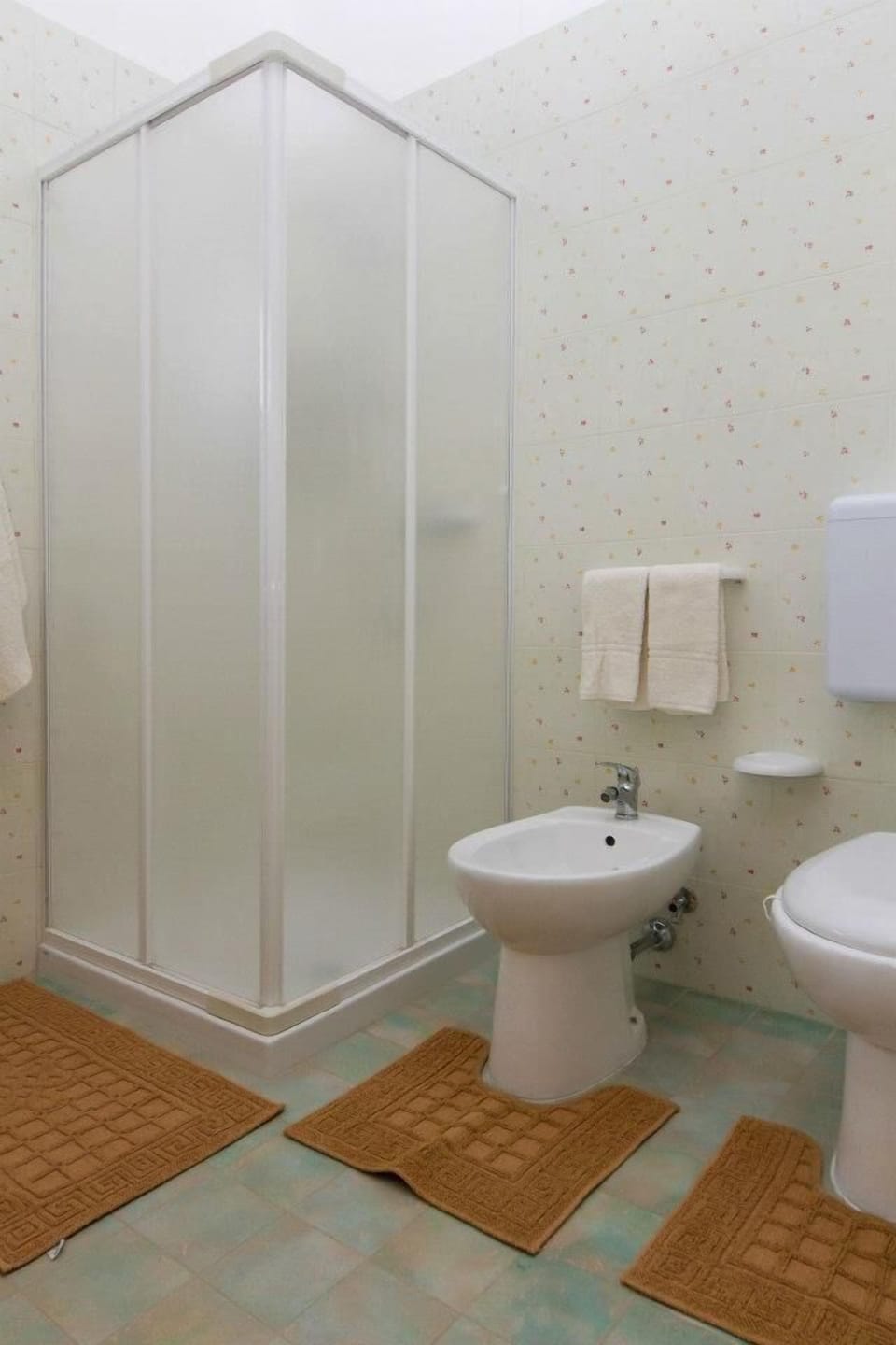Shower, towels