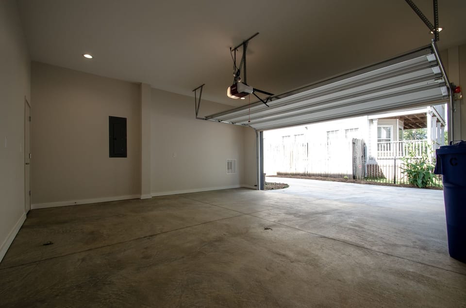 2 Car Garage: Lost remote > $75 FEE. Please be very careful, driveway is TIGHT.