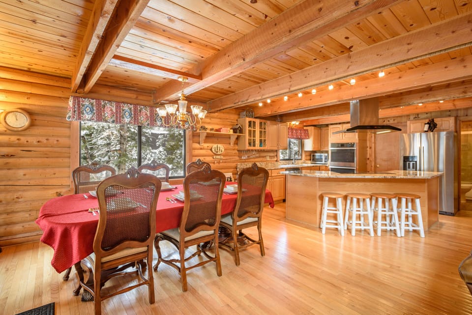 Dining Room Area + Kitchen Area
