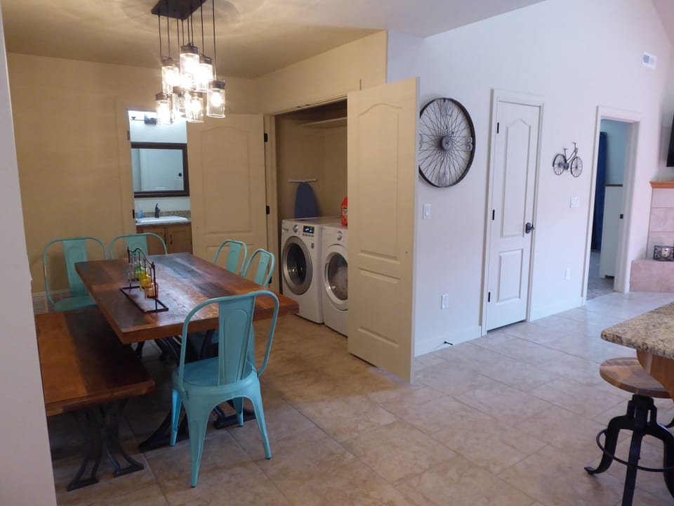 New washer and dryer