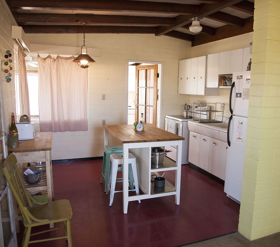 Kitchen, fully stocked.