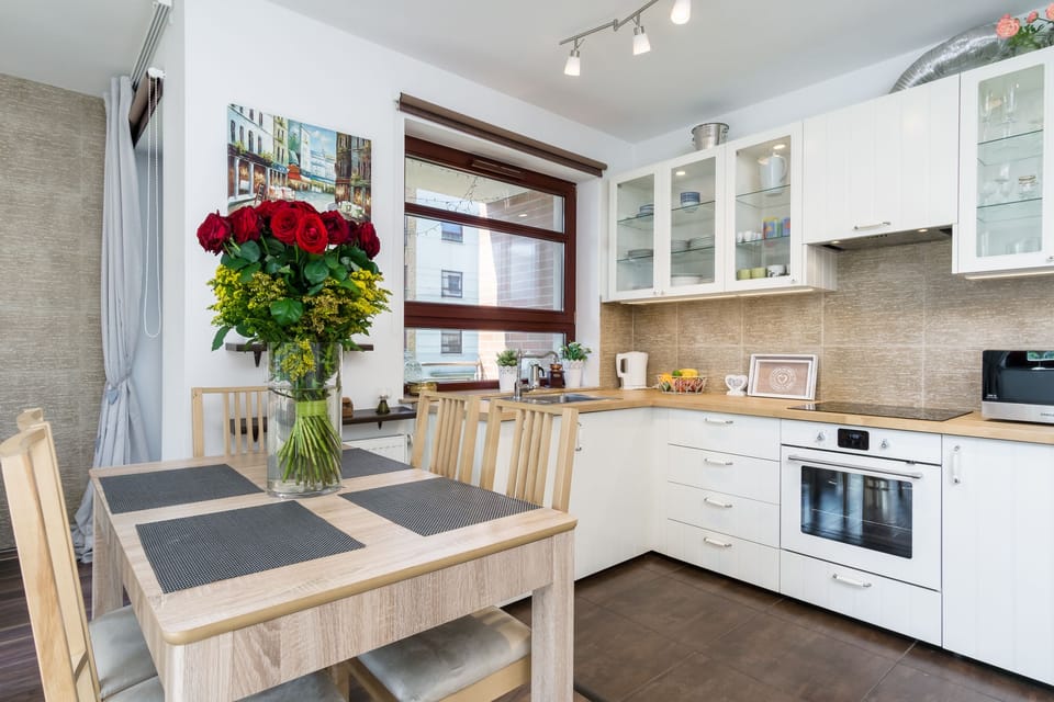 Superior Apartment, River View | Private kitchenette | Fridge, microwave, oven, stovetop