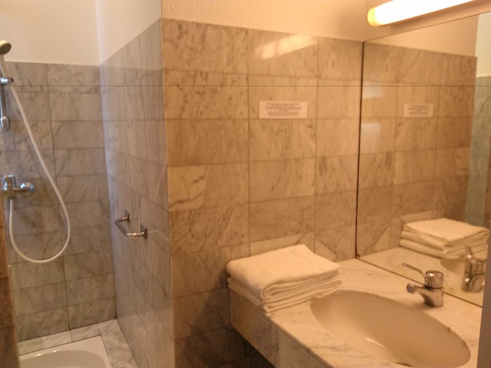 Free toiletries, hair dryer, towels